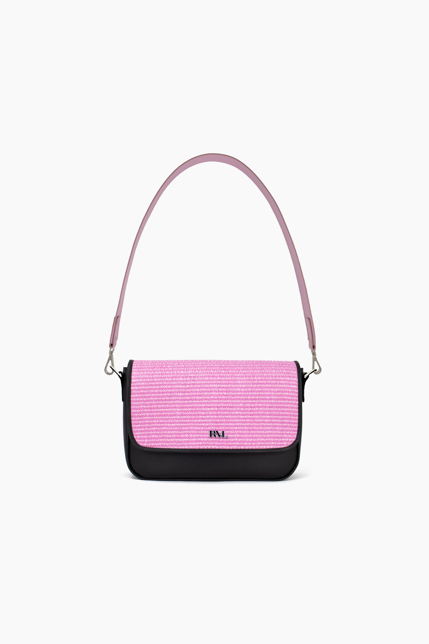 Bolso Basic Rafia Rosa