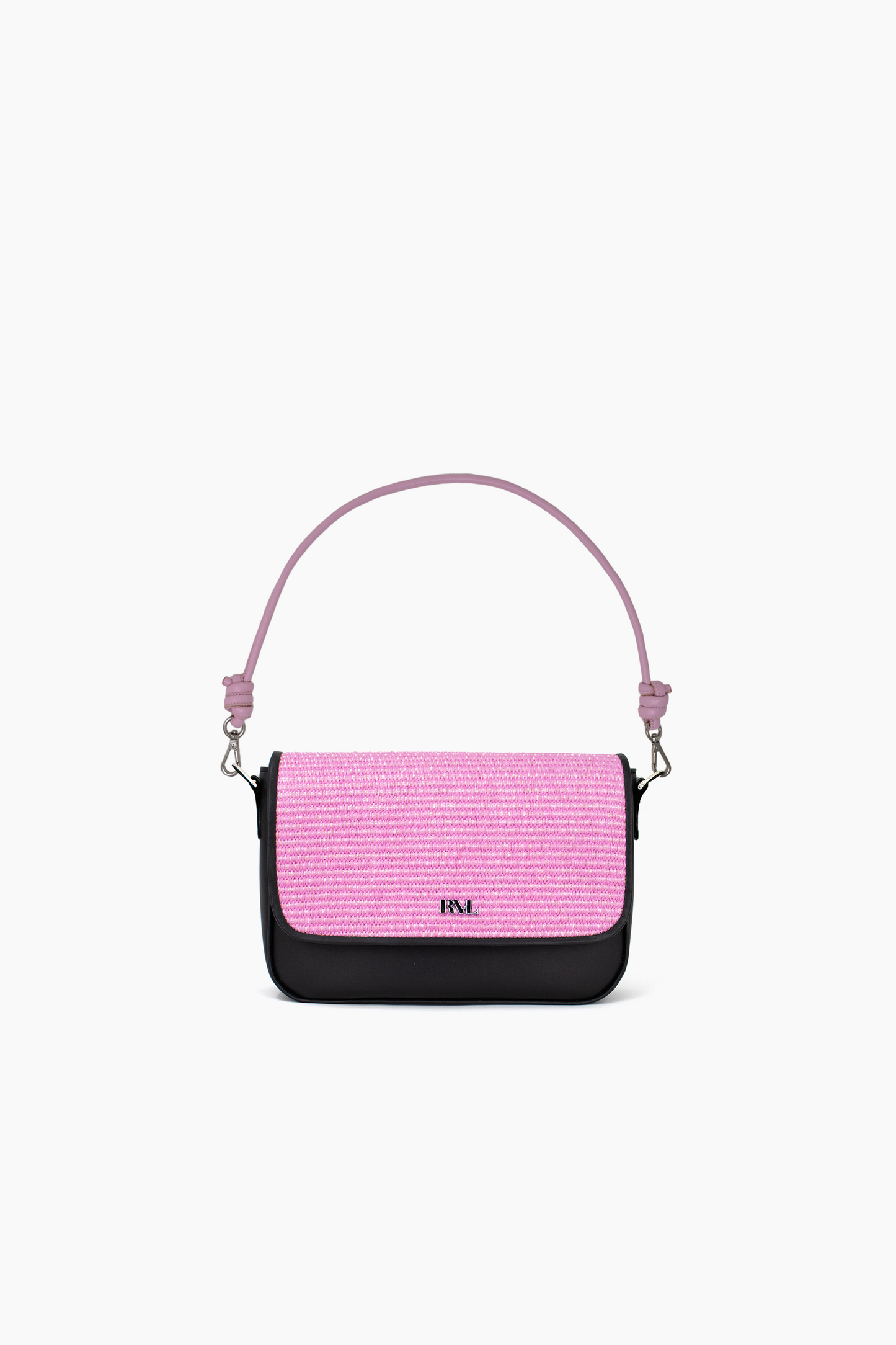 Bolso Basic Rafia Rosa