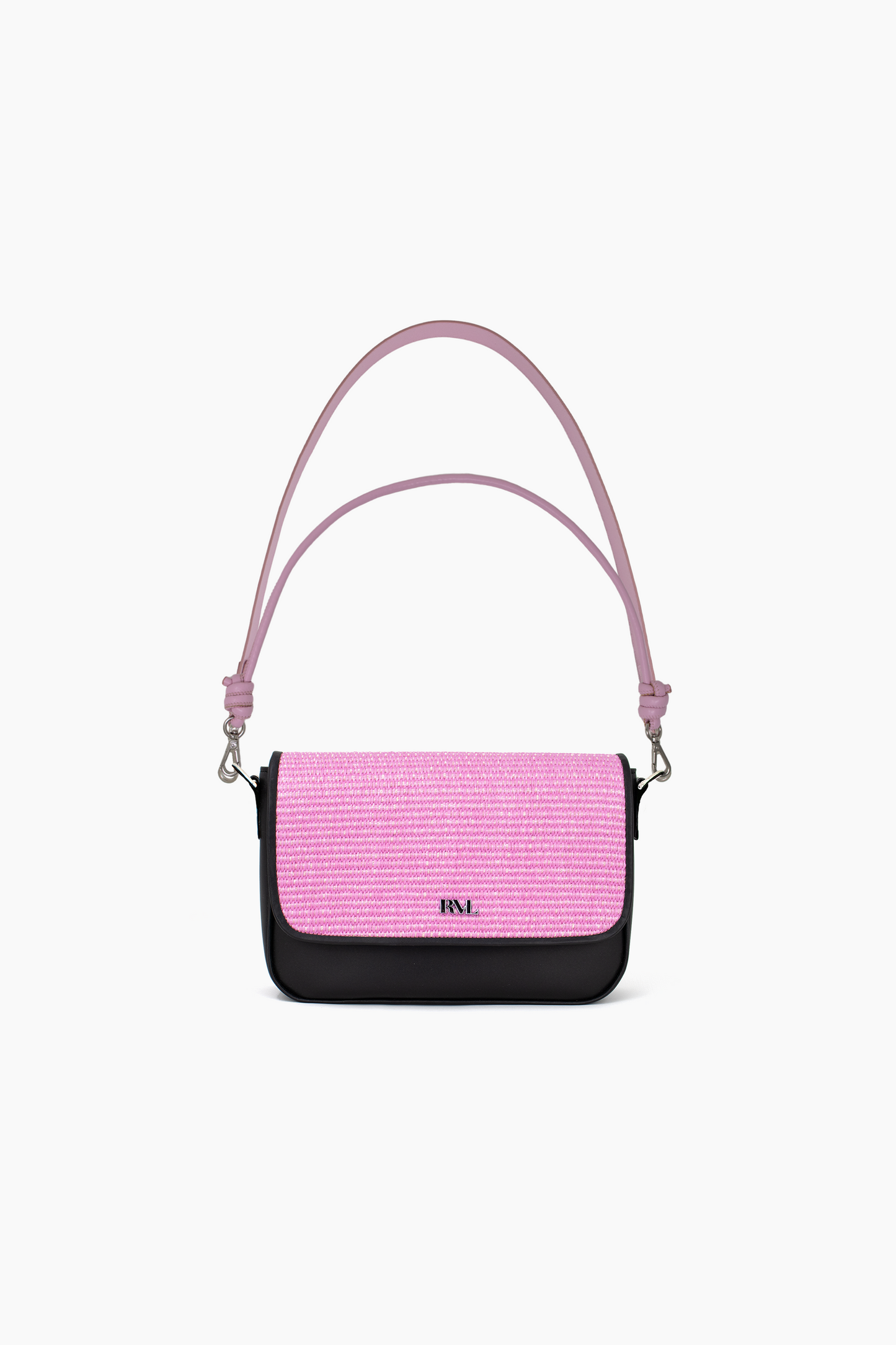 Bolso Basic Rafia Rosa