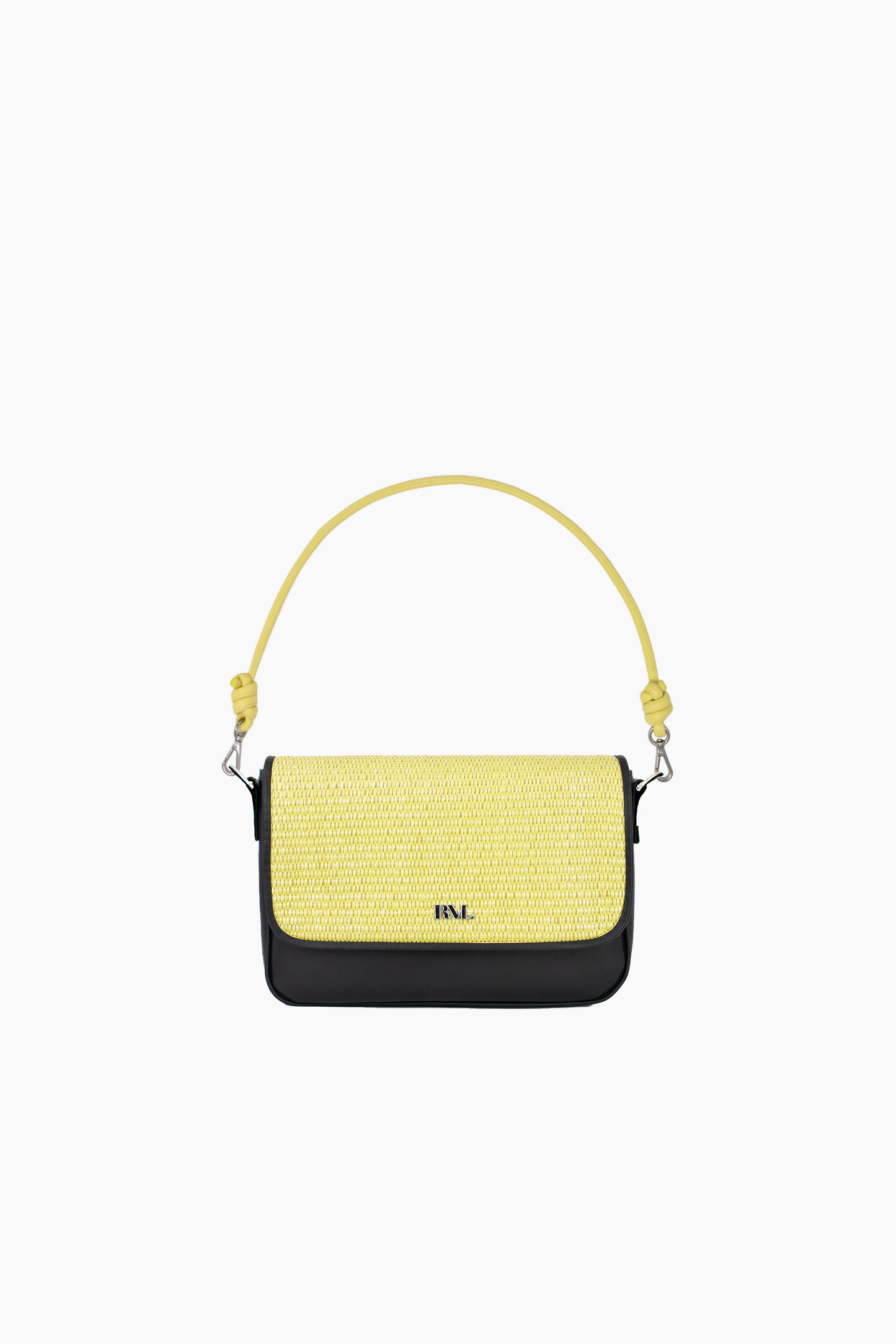 Bolso Basic Rafia Amarillo