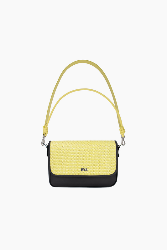 Bolso Basic Rafia Amarillo