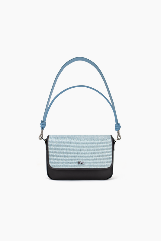 Bolso Basic Rafia Azul