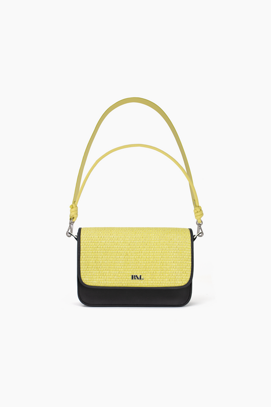 Bolso Classic Rafia Amarillo