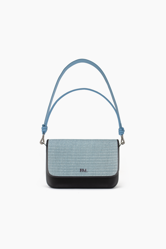 Bolso Classic Rafia Azul